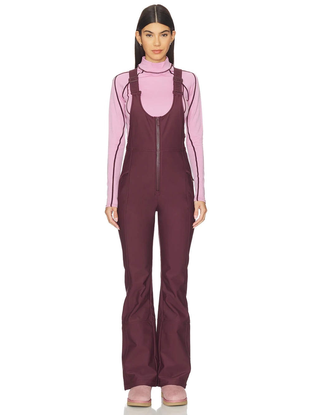 Halfdays Isabel Bib in Glazed Cherry New XS/TP Short